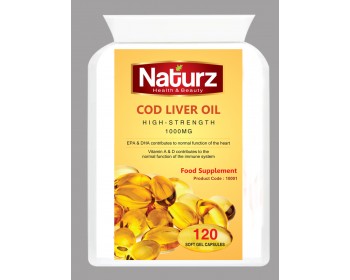 Cod Liver Oil 1000mg Capsules